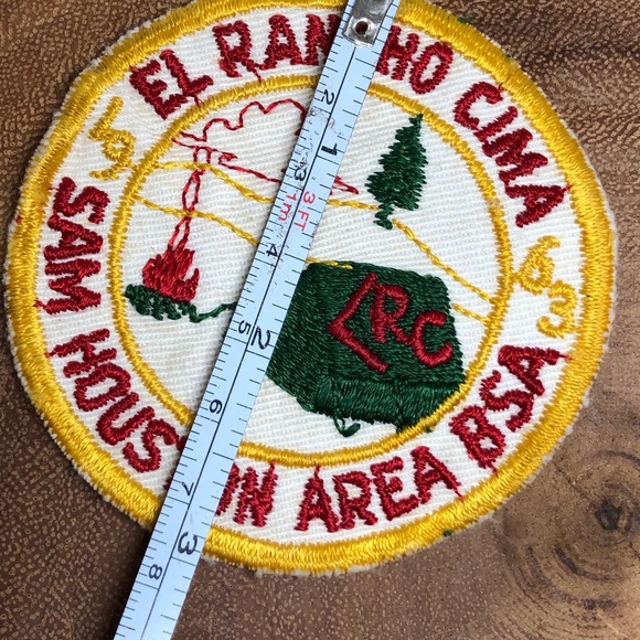 Vintage 60s Boy Scout Camping Patch Texas - Picture 3 of 4